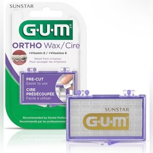 GUM Orthodontic Wax for Braces and Dental Devices - Soothing Dental Wax